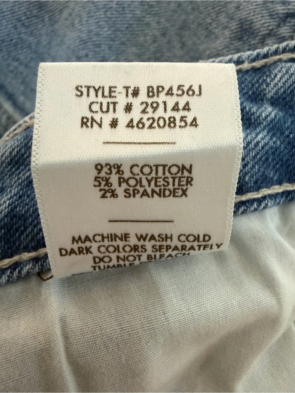 Just Black Light Blue Cropped Straight Jeans - Picture 5 of 5